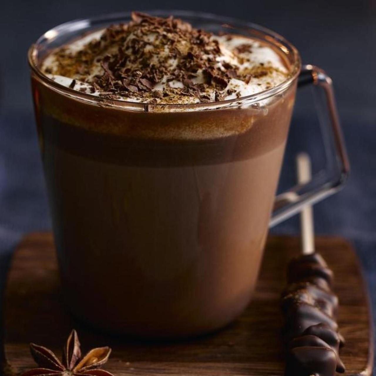 Spiced hot chocolate with whisky | Cook With M&S