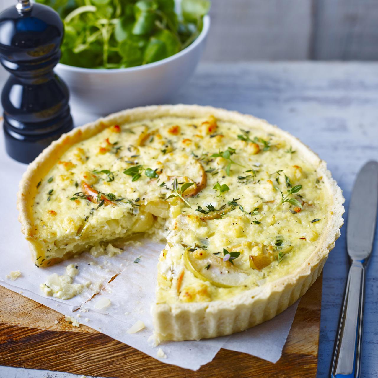 Wensleydale and apple tart with thyme | Cook With M&S