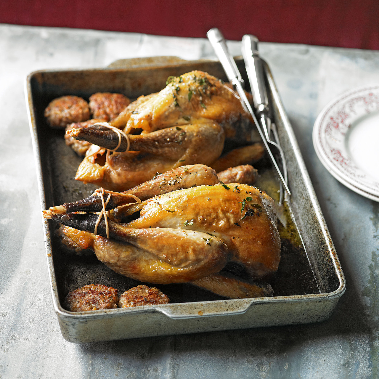 Guinea Fowl with Chestnut Stuffing | Cook With M&S